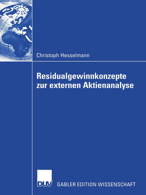 cover image of Residualgewinnkonzepte zur externen Aktienanalyse